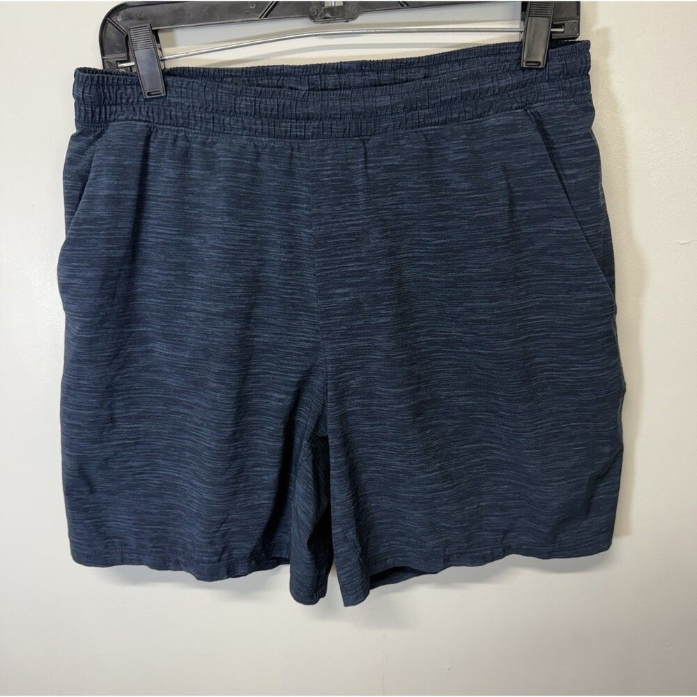 Lululemon  Men’s Pace Breaker Short 6” Lined  Size L Heathered Iron Blue